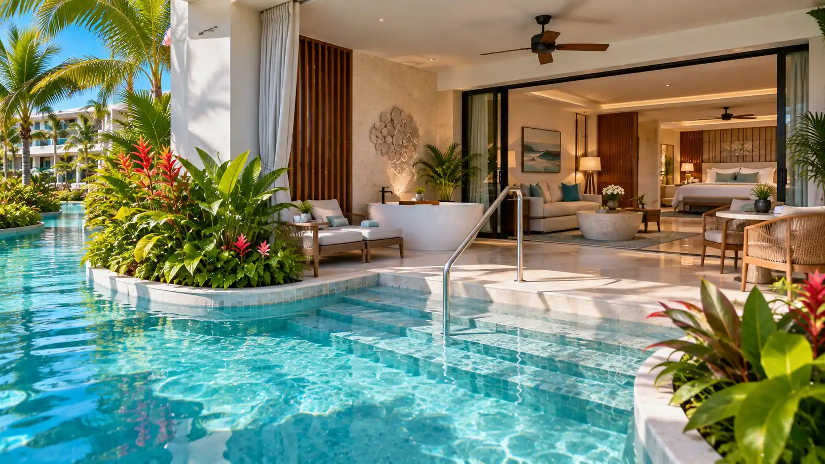 1 Bedroom Swim-Up Suite